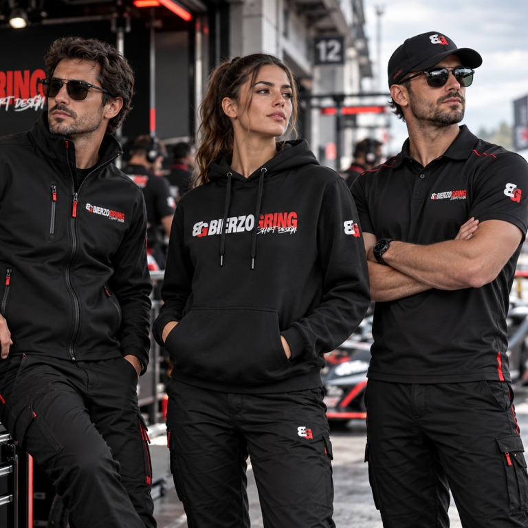 Ropa para pilotos Bierzogring Motor Ropa personalizada para pilotos de rally, automovilismo, motociclismo y equipos de competición