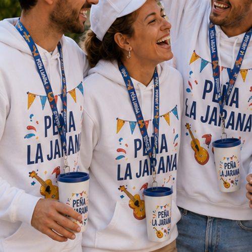 Sudaderas y otros complementos personalizados para peñas - Bierzogring
