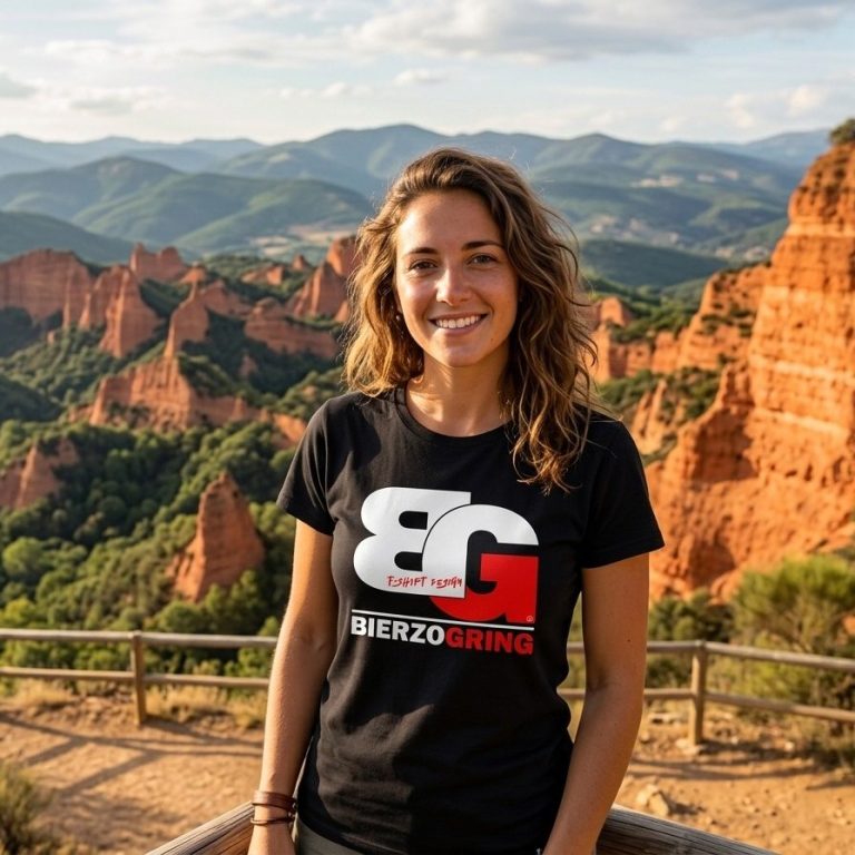 Persona con sudadera personalizada de Bierzogring como ejemplo de personalización textil en Ponferrada