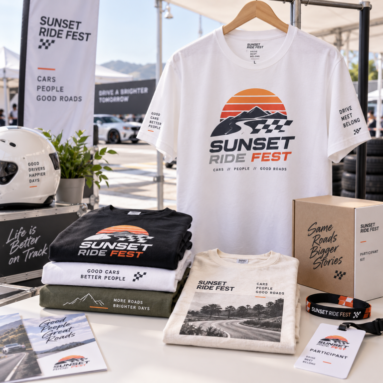 Camisetas para participantes en eventos del motor Camisetas personalizadas para participantes en concentraciones, rutas y eventos del motor