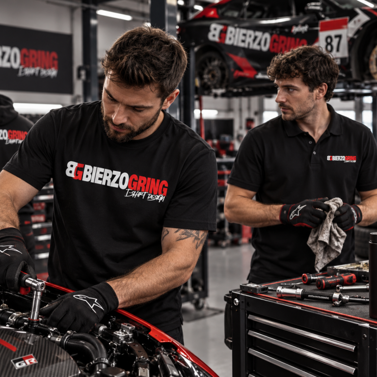 Ropa para mecánicos Bierzogring Motor Ropa personalizada para mecánicos de escuderías, equipos de rally y competición